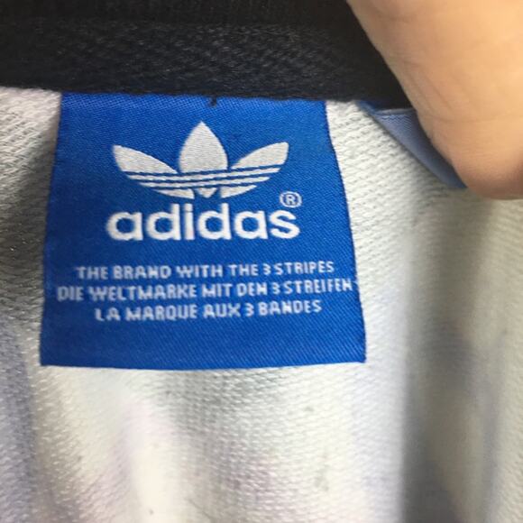 Adidas Pink Purple Black  Birds of Paradise Logo Sweatshirt Small - Picture 7 of 11